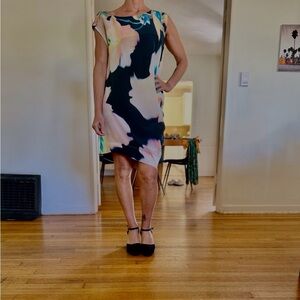 Elegant Multicolor Sleeveless Dress